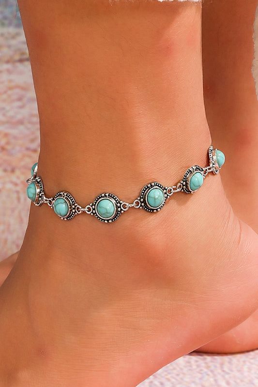 Mint Green Bohemia Turquoise Anklet